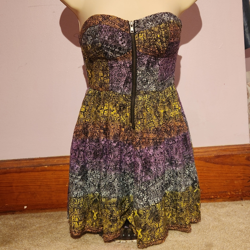 XS material girl mesh romper